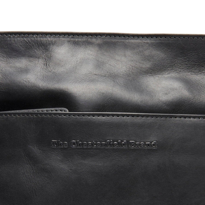 Details van het leer #kleur_zwart