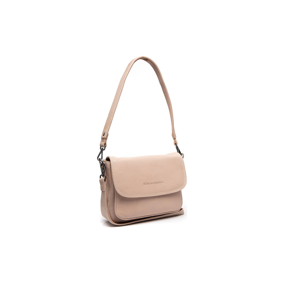 Voorkant van The Chesterfield Miloa Leren crossover Beige #kleur_beige