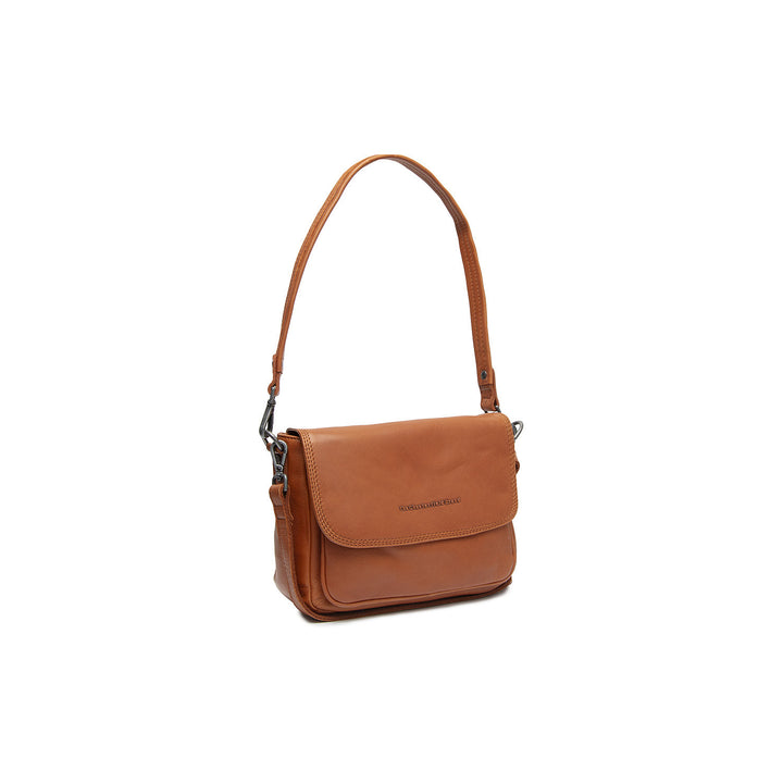 Voorkant van The Chesterfield Miloa Leren crossover cognac #kleur_cognac