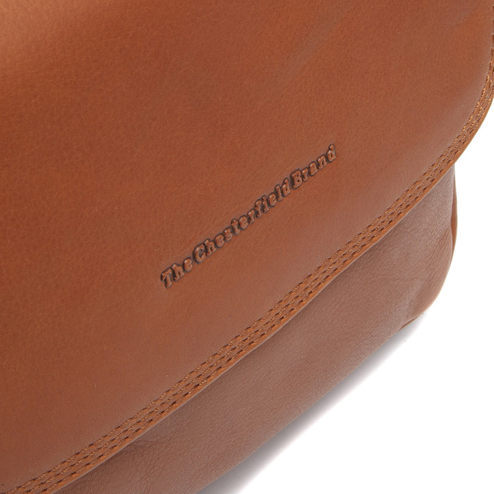Details van The Chesterfield Miloa Leren crossover cognac #kleur_cognac