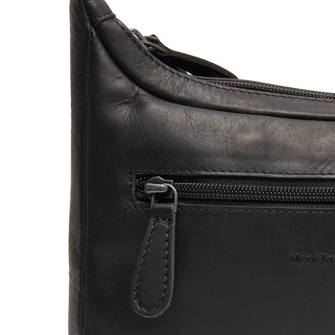 Details van The Chesterfield Mirave schoudertas zwart #kleur_zwart