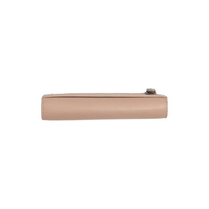 Bovenkant van The Chesterfield Valetta dames portemonnee taupe #kleur_taupe