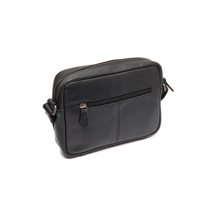 Achterkant van The Chesterfield Westmere crossbodytas in het zwart #kleur_zwart