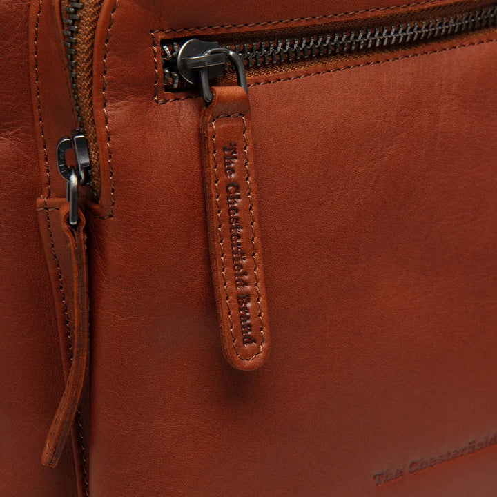 Details van het leer #kleur_cognac