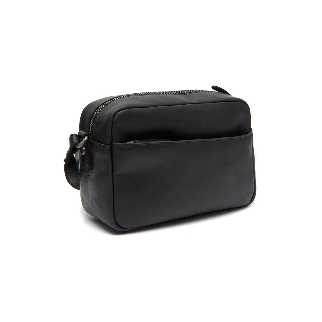 Achtervak van The Chesterfield Arona leren crossbody tas zwart #kleur_zwart