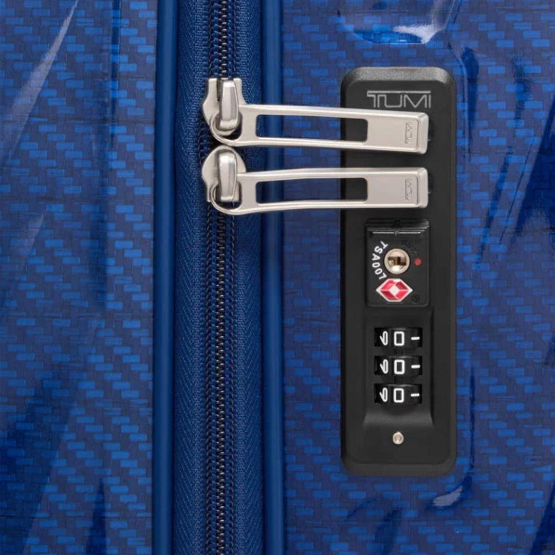 TSA slot van de Tumi 19 degree lite handbagage cobalt #kleur_cobalt