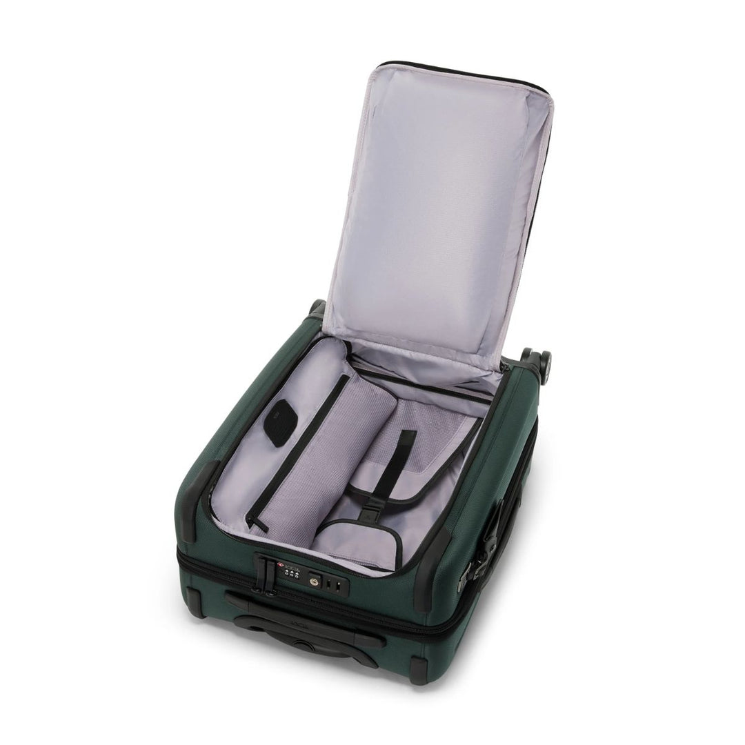 Binnenkant van de Tumi handbagage in Deep pine #kleur_deep-pine
