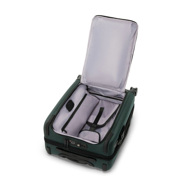 Binnenkant van de Tumi handbagage in Deep pine #kleur_deep-pine