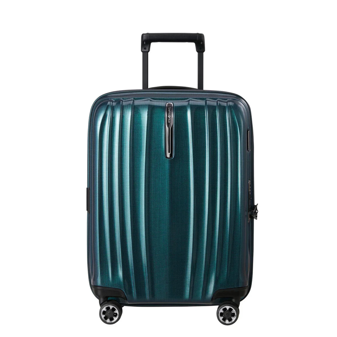 Voorkant van de Samsonite NEXIS handbagage koffer petrol #kleur_petrol
