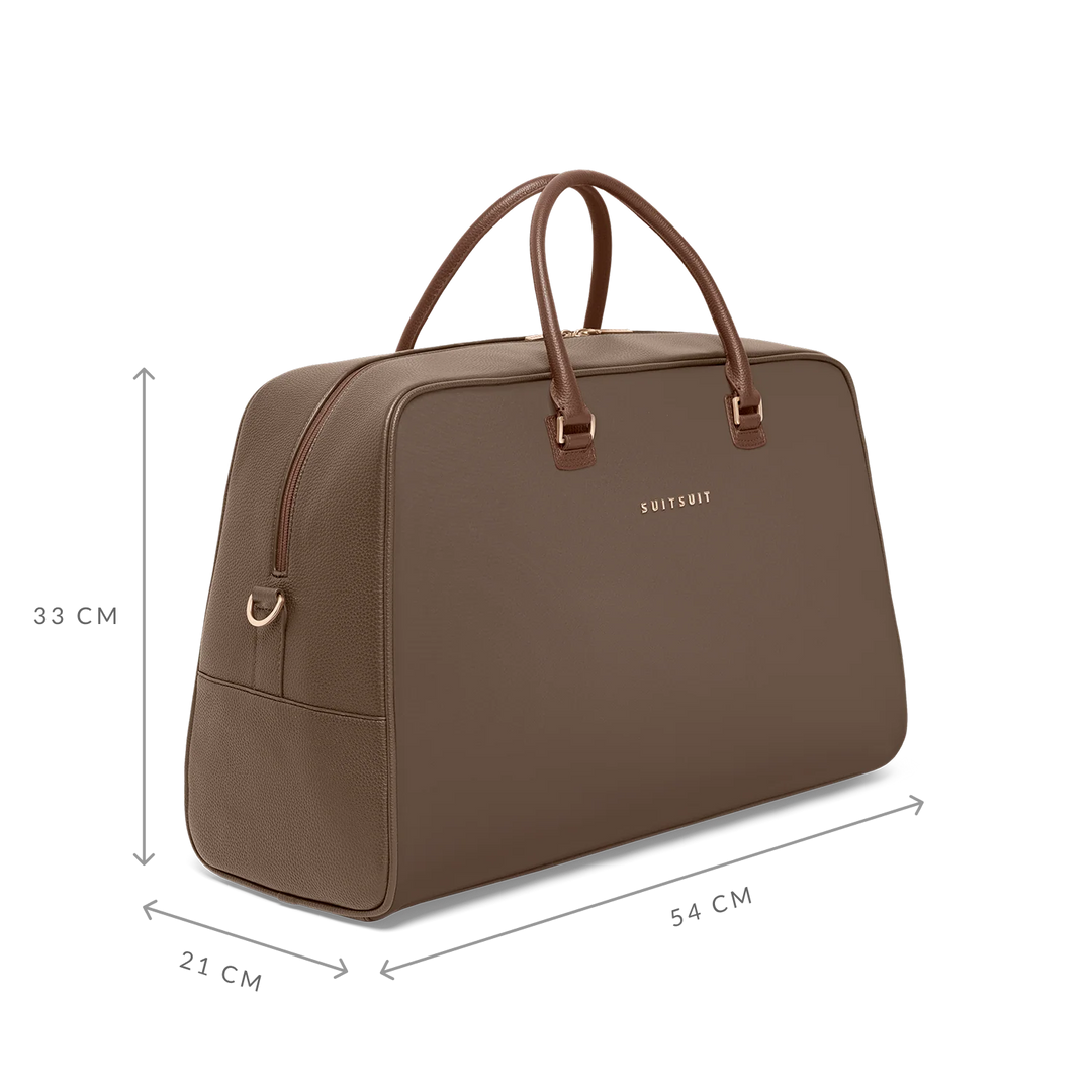 Voorzijde van de SUITSUIT Weekender uit de Serenity collectiemoon-stone #kleur_moon-stone