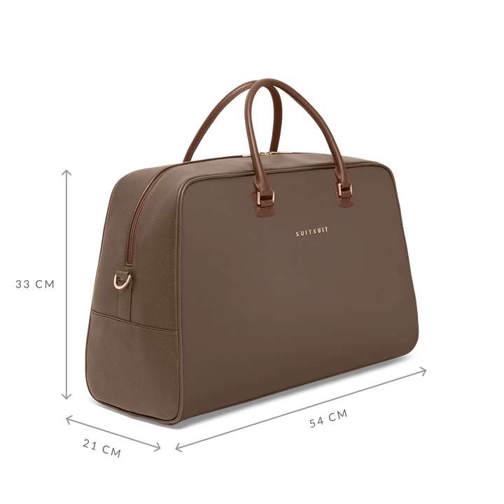 Voorzijde van de SUITSUIT Weekender uit de Serenity collectiemoon-stone #kleur_moon-stone