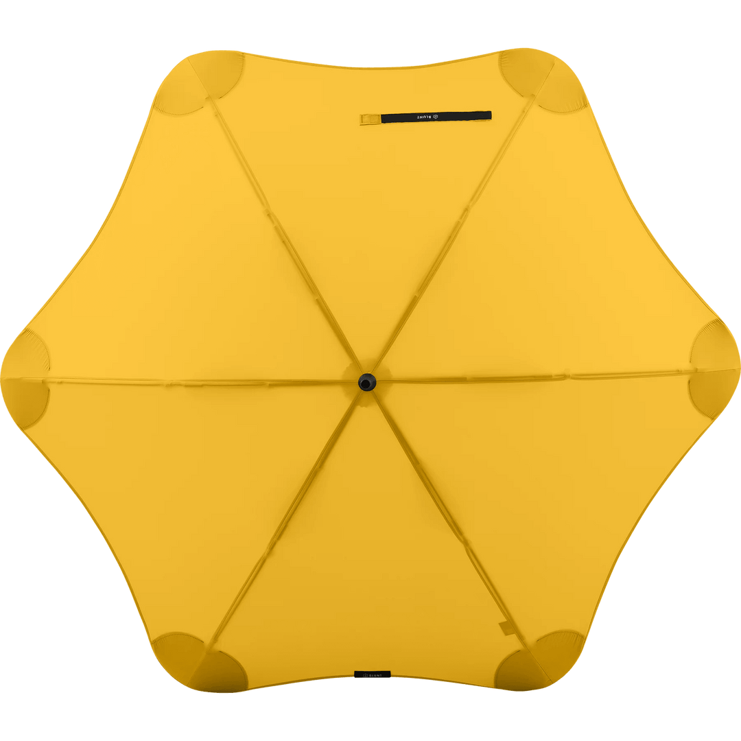 Bovenkant Blunt classic paraplu geel #kleur_geel