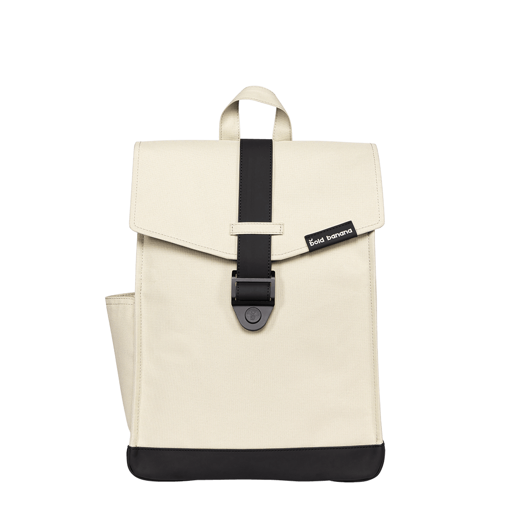 Voorkant Bold banana evelope 15 inch laptop rugzak almond #kleur_almond