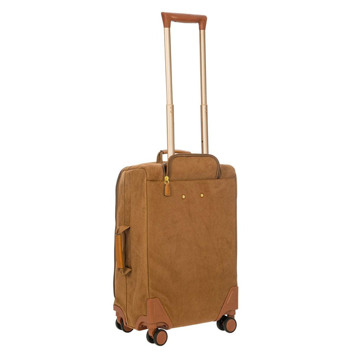 Achterkant Bric's life handbagage koffer camel #kleur_camel