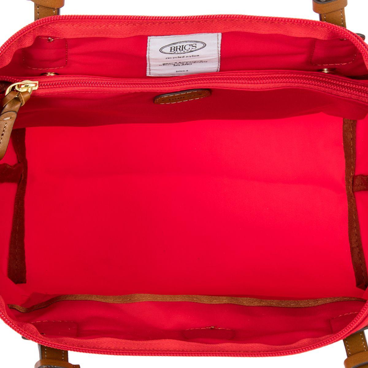 Binnenkant Bric's x-bag medium rood #kleur_rood
