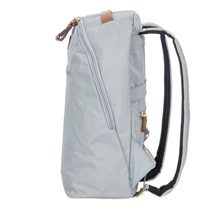 Zijkant  Brics x-travel backpack 45059 grijs #kleur_grijs