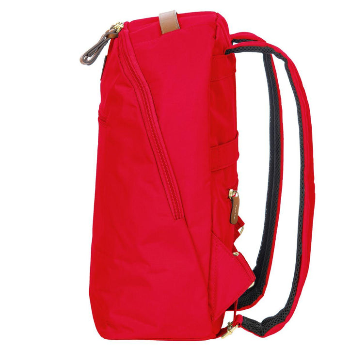 Zijkant Brics x-travel backpack 45059 rood #kleur_rood