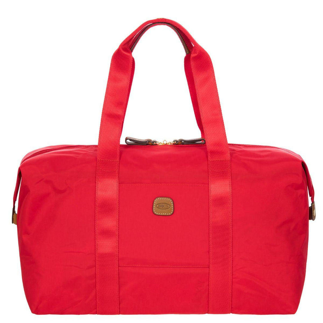 Voorkant Brics kleine weekendtas rood #kleur_rood