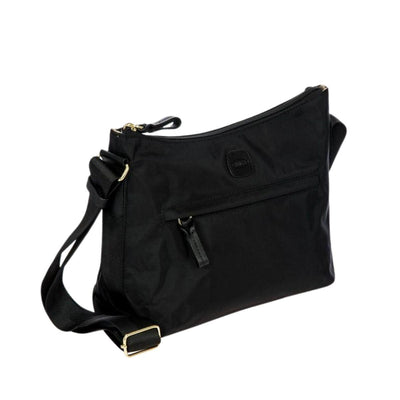 Voorzijde Bric's Xbag kleine schoudertas Black #kleur_black
