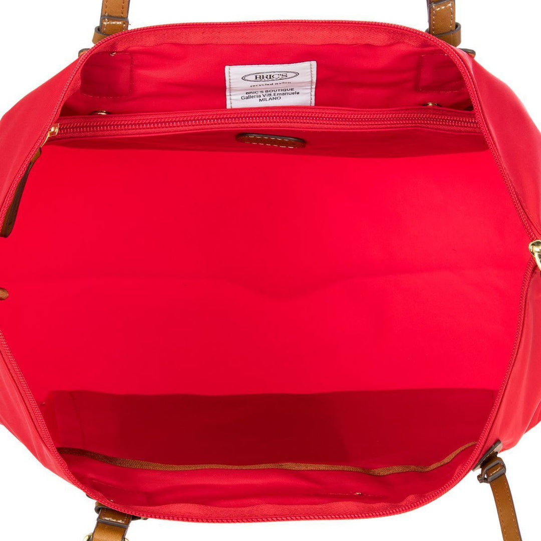 Binnenkant Brics x-bag grote shopper rood #kleur_rood