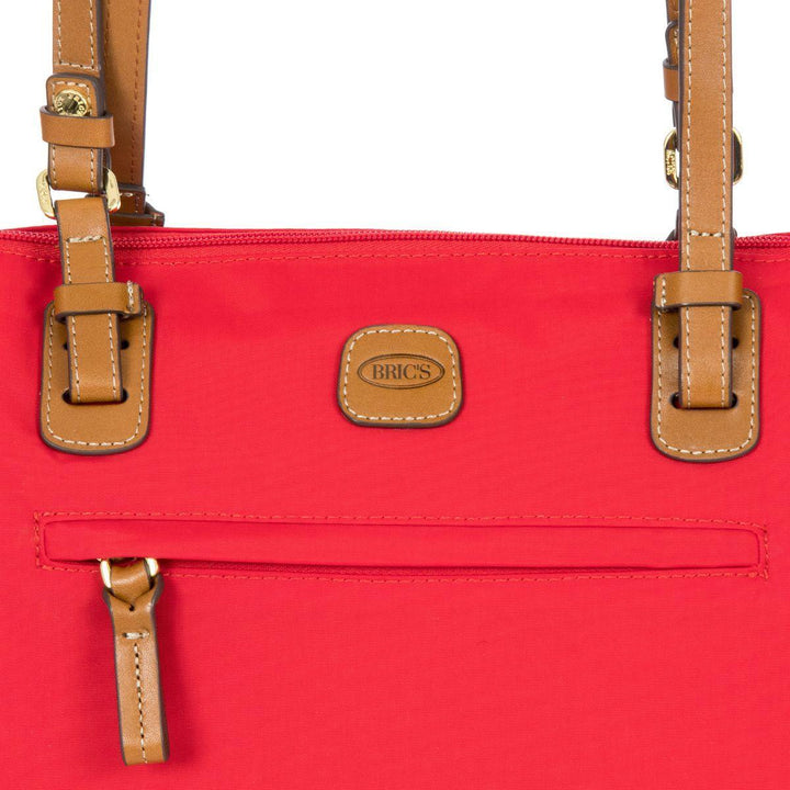 Details van het materiaal Brics x-bag grote shopper rood #kleur_rood