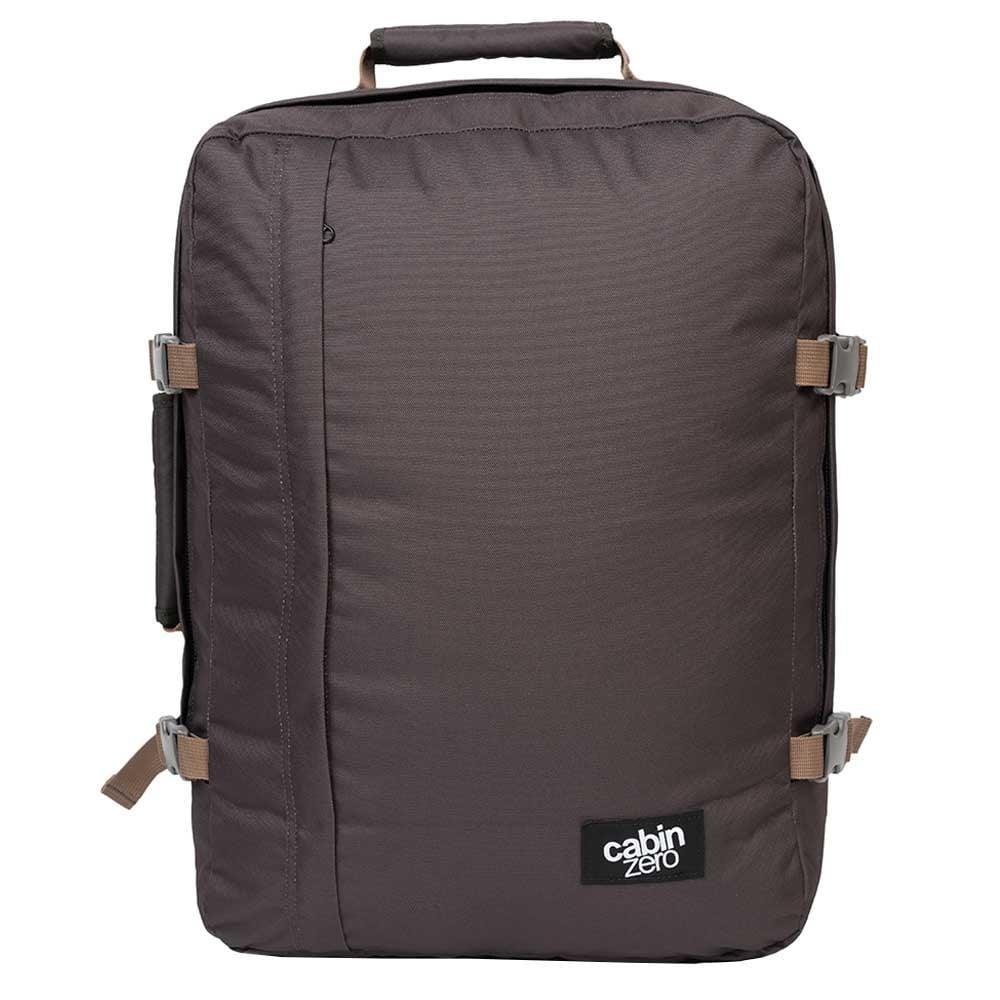 Voorkant Cabinzero Classic 44L #kleur_black-sand