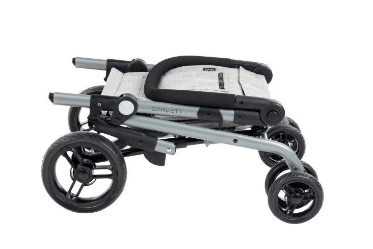 Carlett - Boodschappen/Winkelwagen met 4 wielen - Gielen Lederwaren
