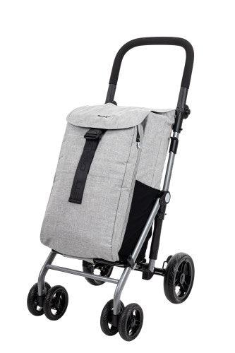 Carlett - Boodschappen/Winkelwagen met 4 wielen - Gielen Lederwaren