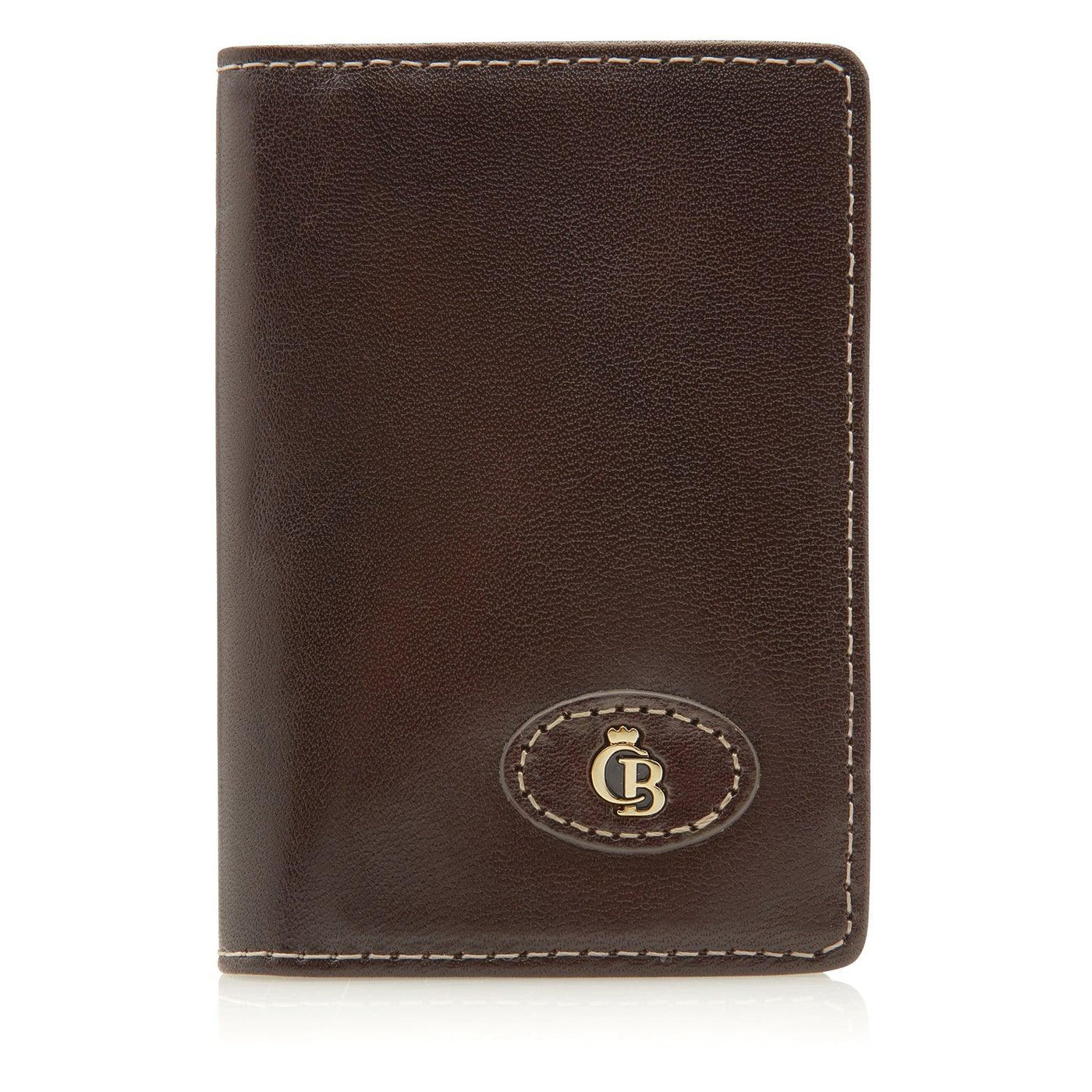 Voorkant Castelijn en Beerens Creditcard etui 8 pasjes mocca #kleur_mocca