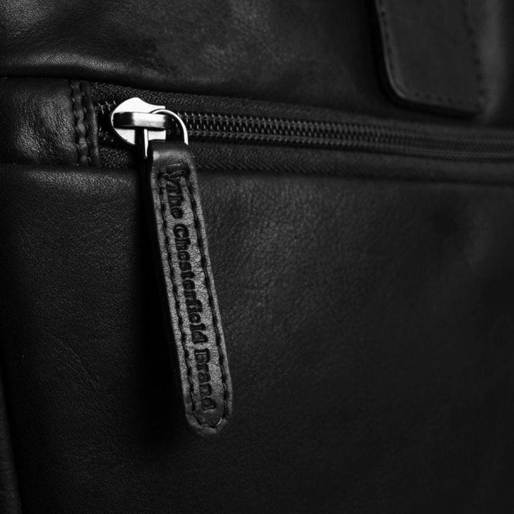 Details van het leer #kleur_black