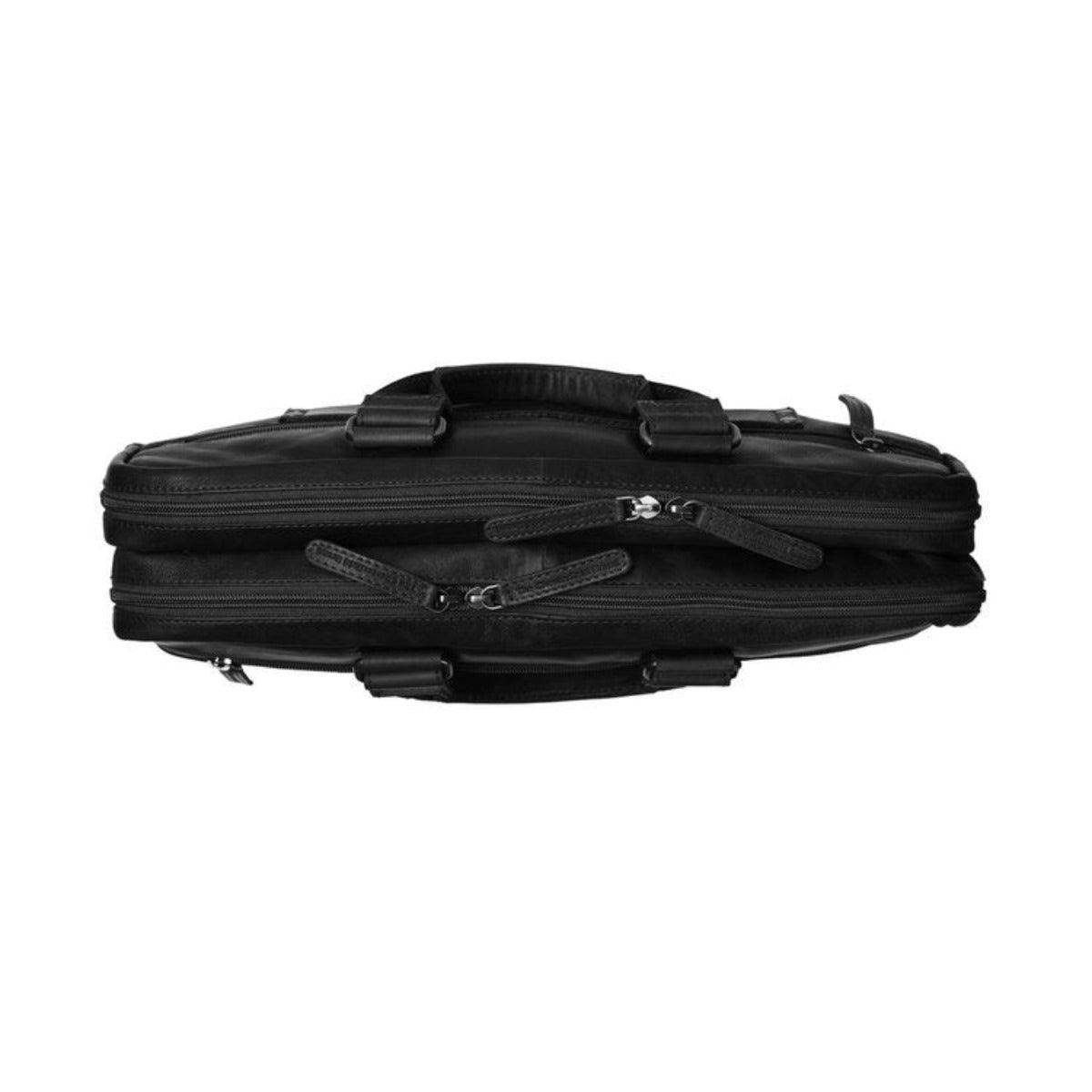 Bovenkant Chesterfield werktas seth #kleur_black