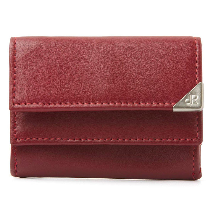 Voorkant dR Amsterdam 15560 kleine portemonnee rood #kleur_rood
