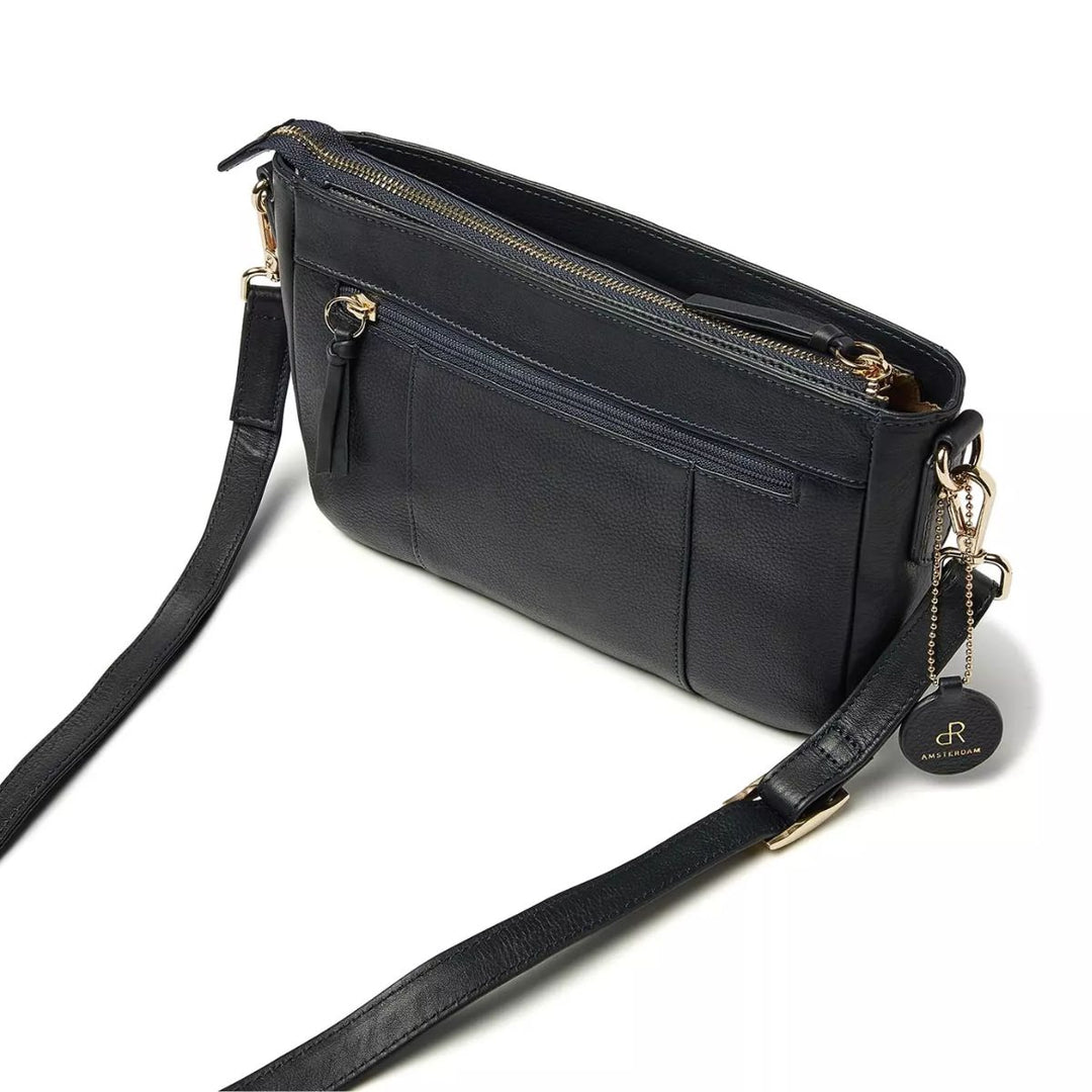 dR Amsterdam | 903772 Faggio | Leren crossbodytas
