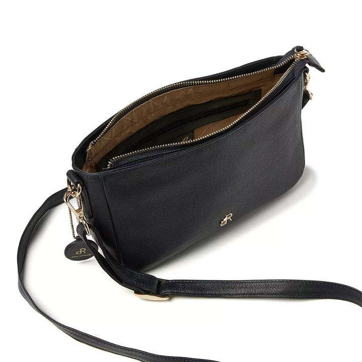dR Amsterdam | 903772 Faggio | Leren crossbodytas