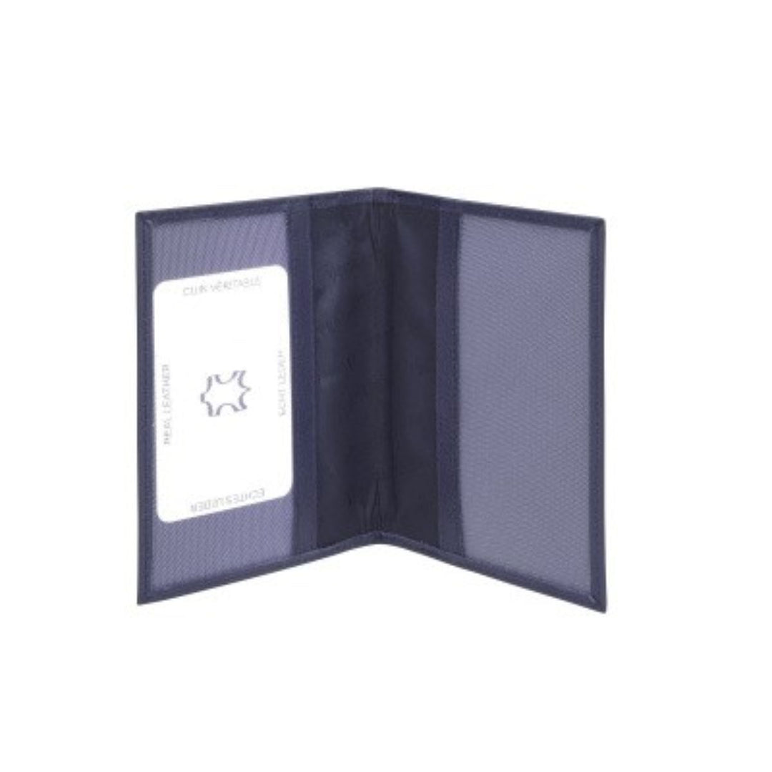 Binnenkant dR Amsterdam 15606 leren paspoort etui navy #kleur_navy