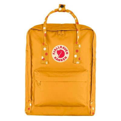 Voorkant Fjallraven Kanken Rugzak ochre pattern #kleur_ochre-pattern