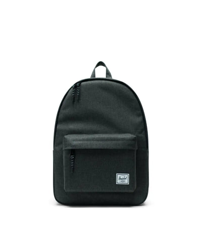 Voorkant Herschel Classic Rugzak Black/crosshatch #kleur_black/crosshatch