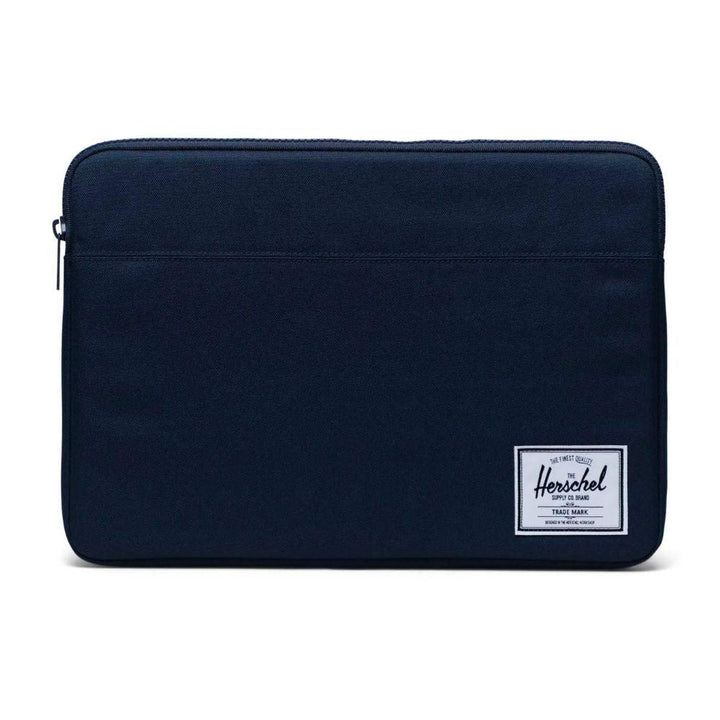 Voorkant Herschel Anchor laptop sleeve navy #kleur_navy