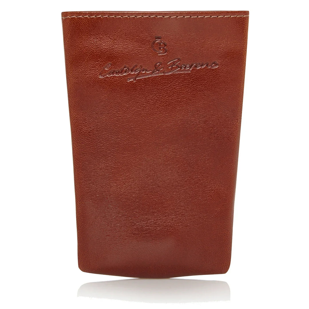 Achterkant Castelijn en Beerens Gaucho sleuteletui cognac #kleur_cognac
