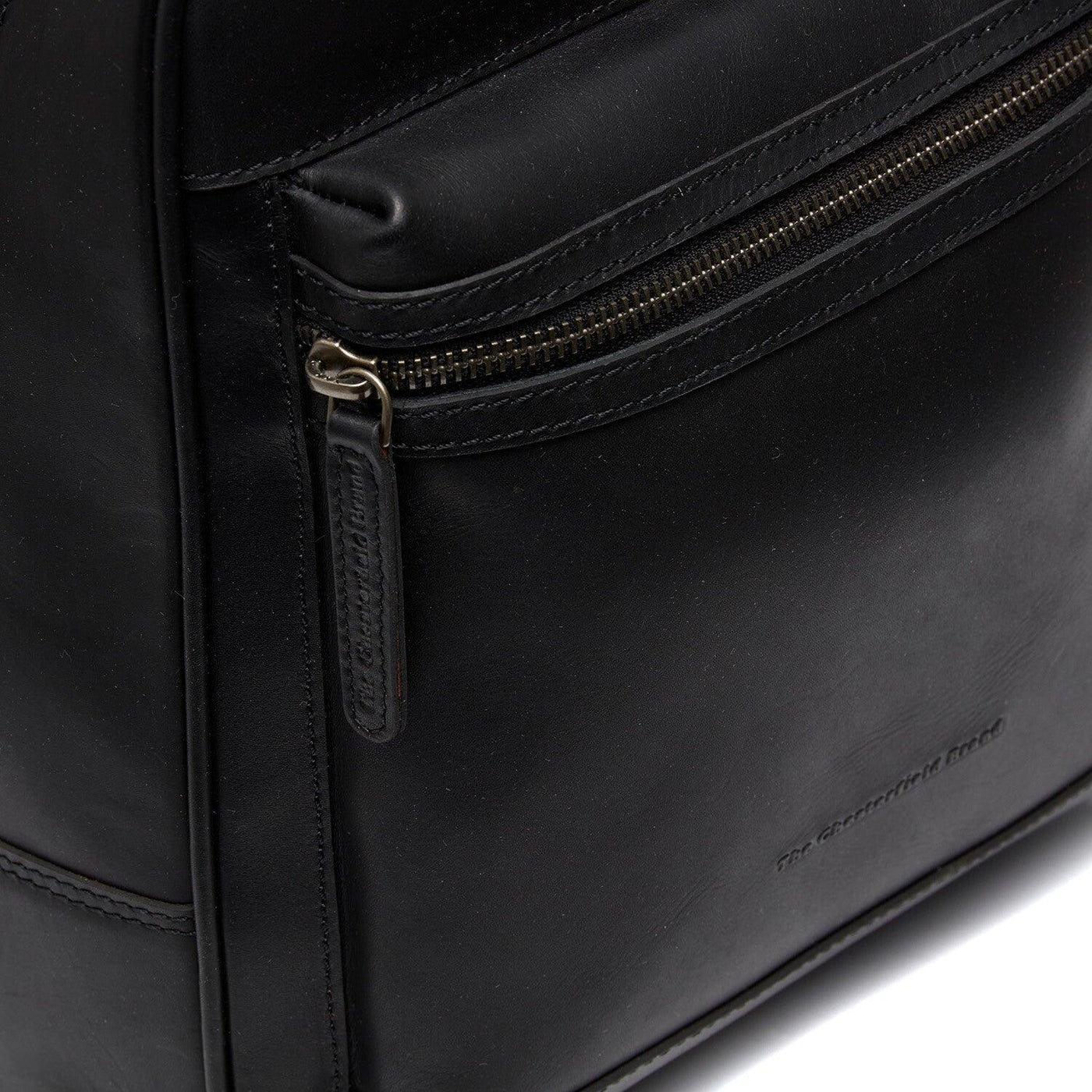 Details van het leer #kleur_zwart
