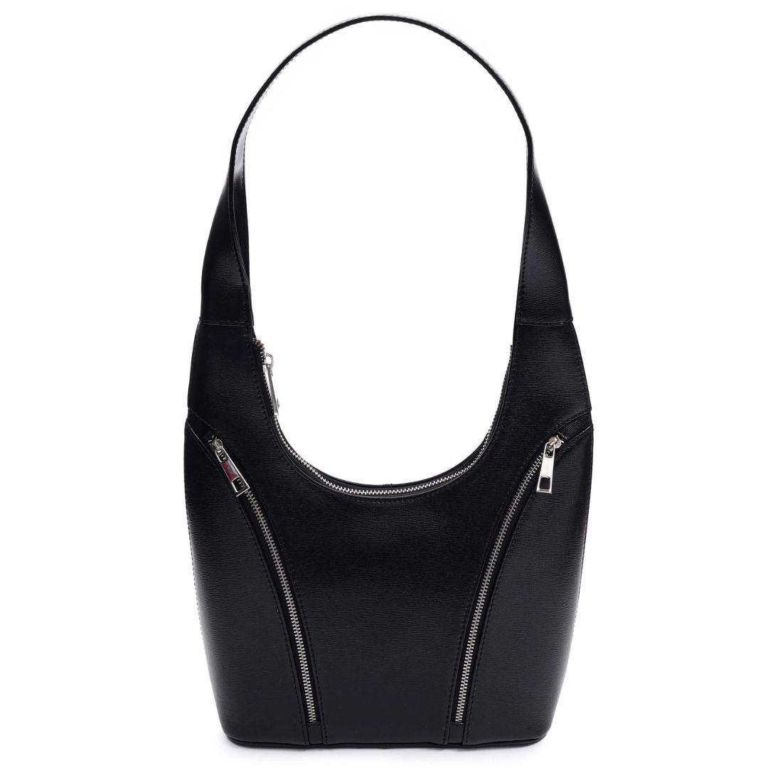 Voorkant Nunoo Cosmo shopper black #kleur_black