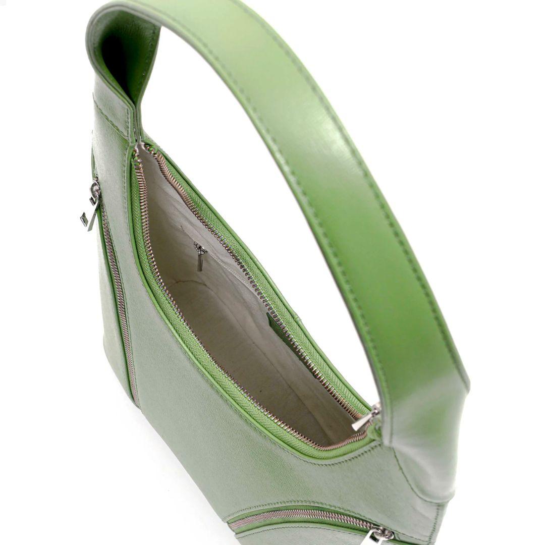 Binnenkant Nunoo cosmo shopper lichtgroen #kleur_licht-groen