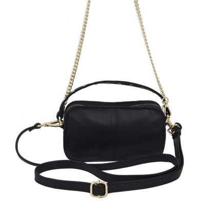 Achterkant Nunoo helena Pure black/gold #kleur_pure-disco-gold