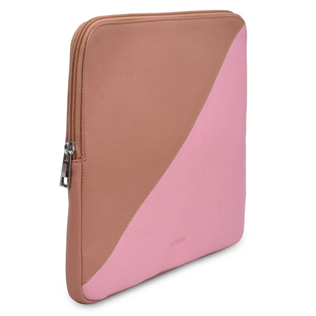 Voorzijde Nunoo laptop sleeve #kleur_roze