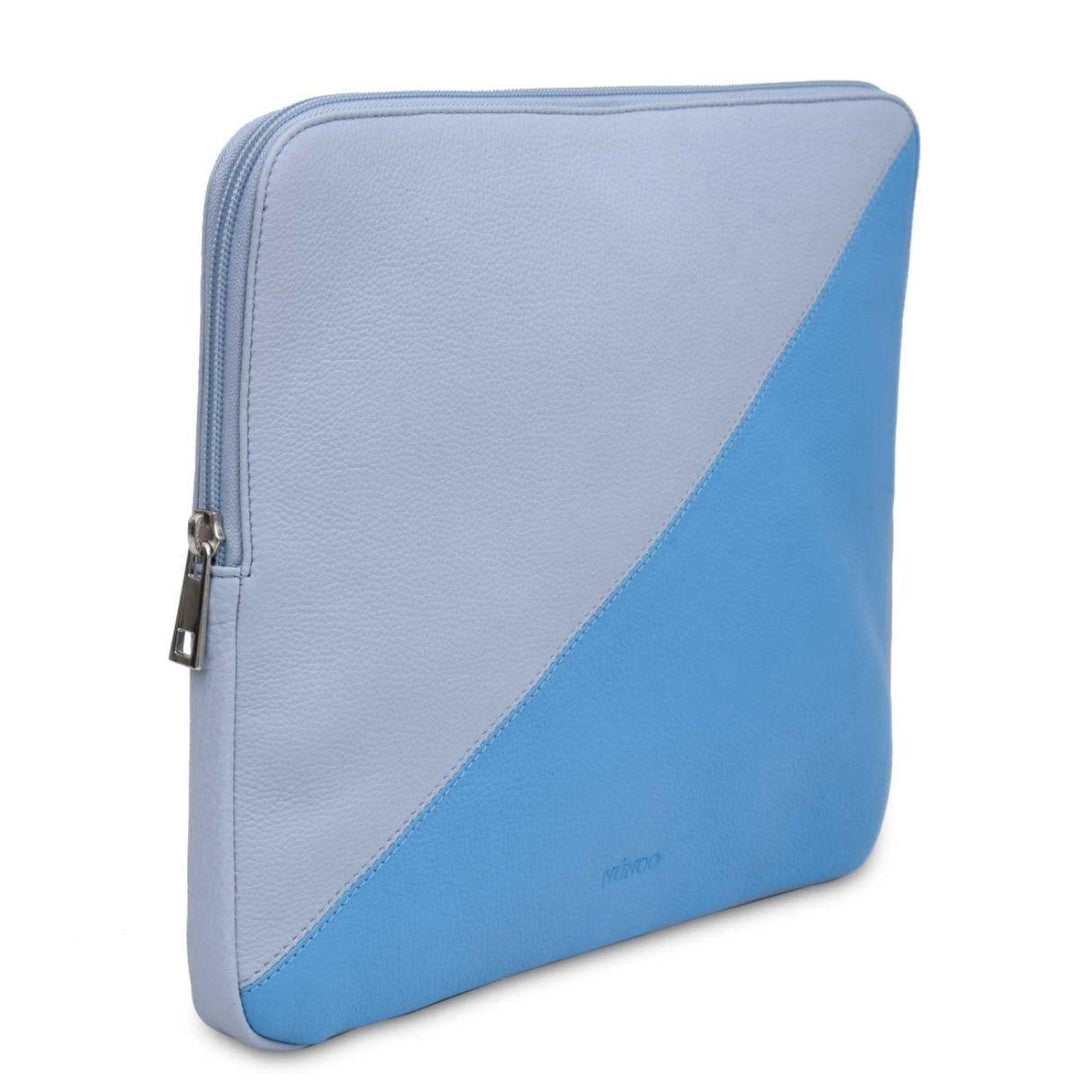 Voorzijde Nunoo laptop sleeve blauw #kleur_blauw