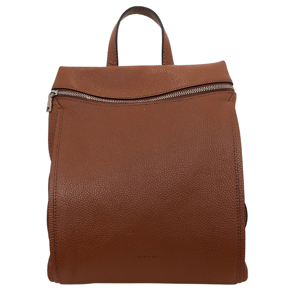 Voorkant Ripani 4175 Leren Rugzak Cognac