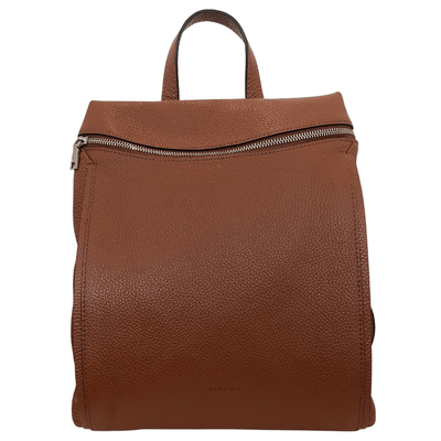 Voorkant Ripani 4175 Leren Rugzak Cognac