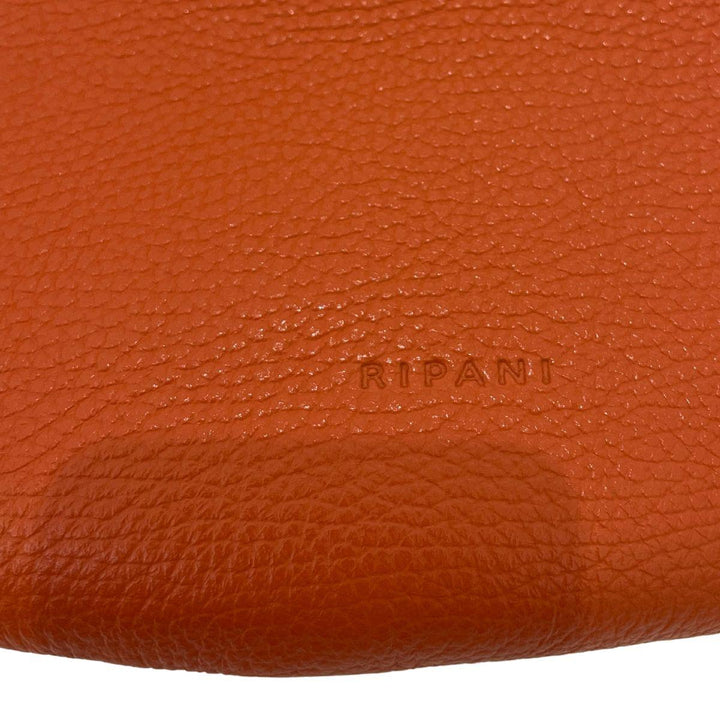 Details van het leer #kleur_orange