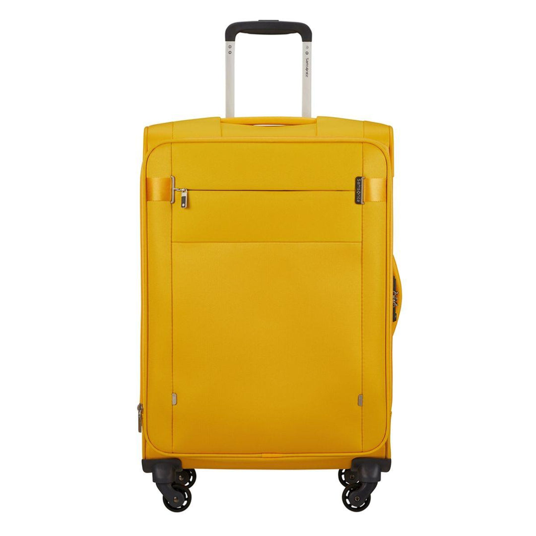 Voorkant Samsonite Citybeat koffer 66 EXP geel #kleur_geel