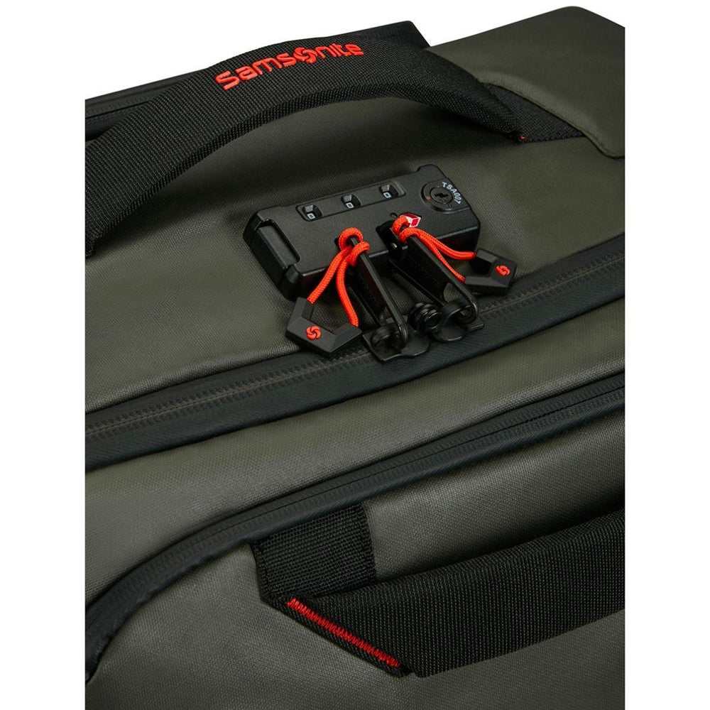 Samsonite Ecodiver Duffle/wheels 55"Backpack - Gielen Lederwaren #kleur_donker-groen